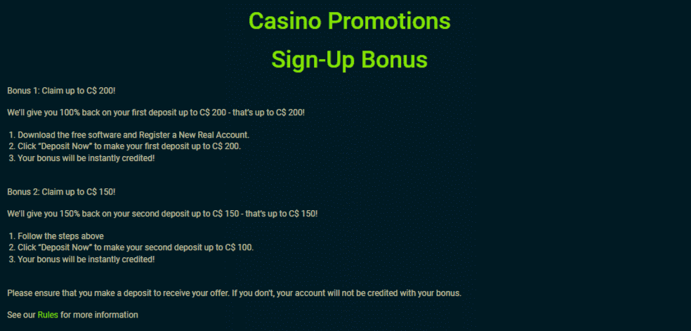 Gaming Club Welcome Bonus