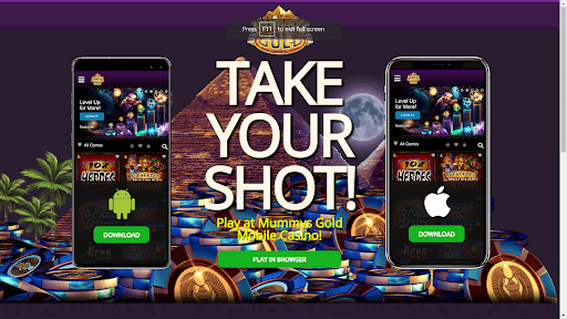 Mummys Gold Casino - Mobile App