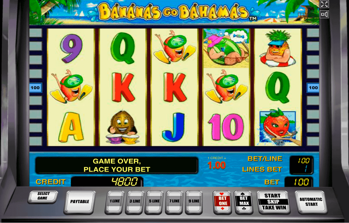 bananas go bahamas novomatic free slot 