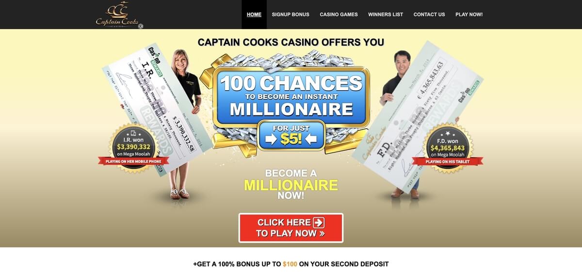 Captain Cooks Casino Review