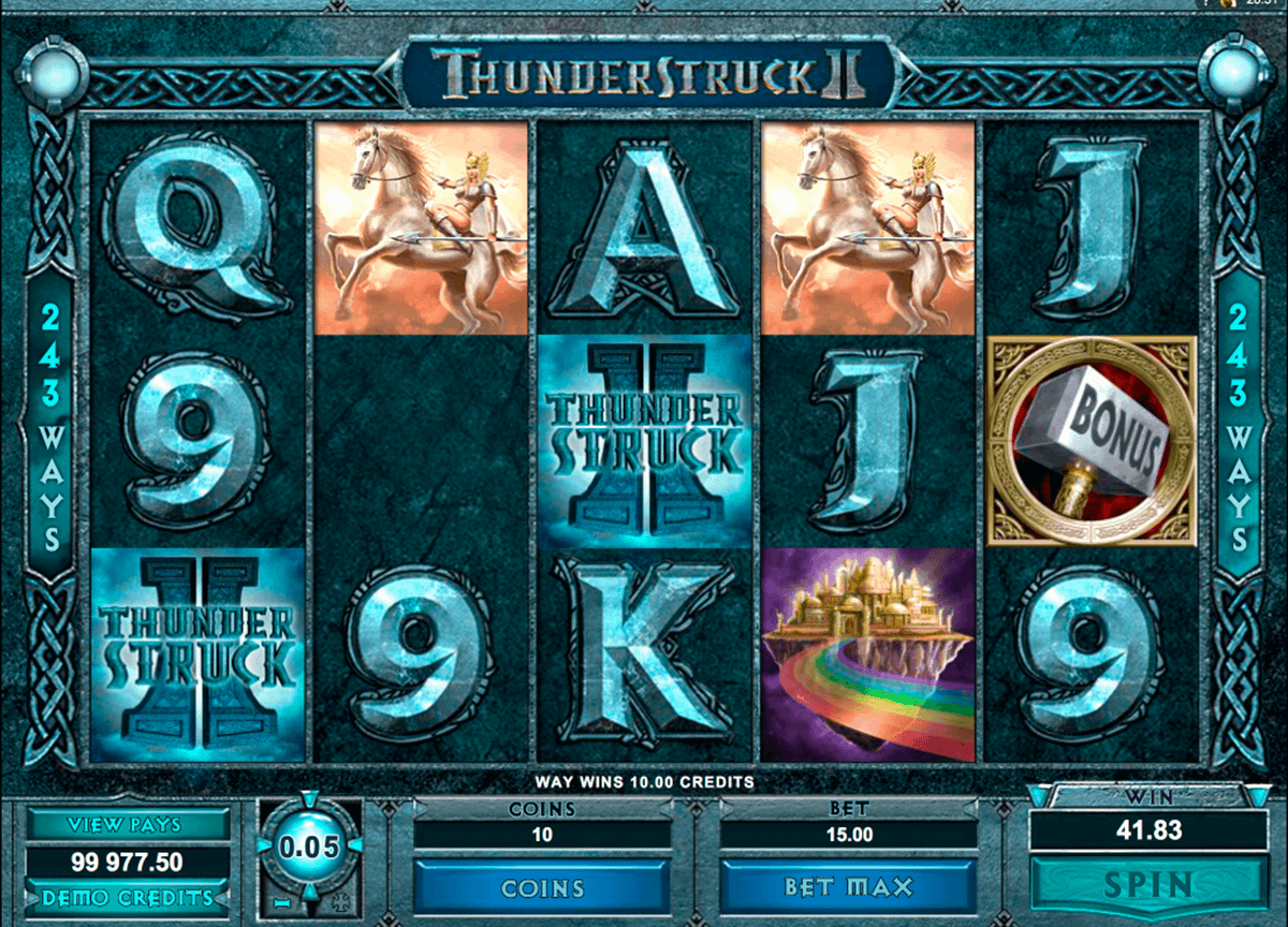 thunderstruck ii microgaming free slot 